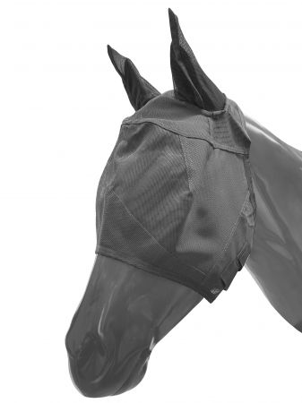 Showman Mesh Rip Resistant Fly Mask with Ears and Velcro Closure #2